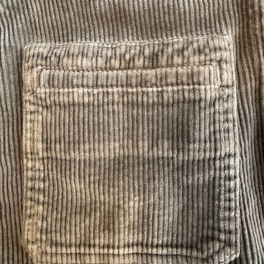 American Eagle Outfitters Olive Green Corduroy A-Line Mini Skirt - Picture 5 of 8